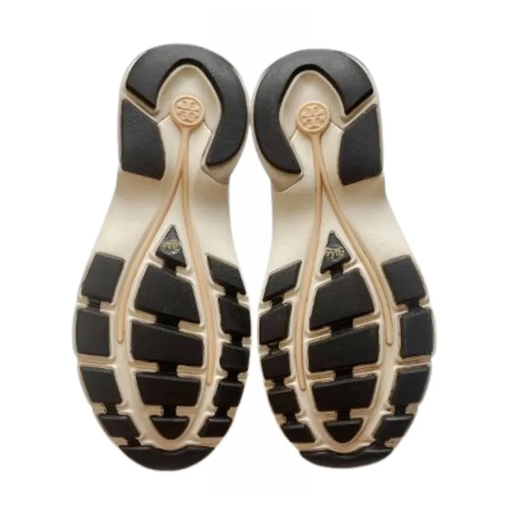 Tory Burch Good Luck Trainer Sneakers w/Suede Trim Size 8M